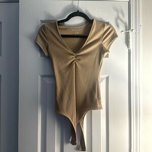 American Eagle Tan Bodysuit
